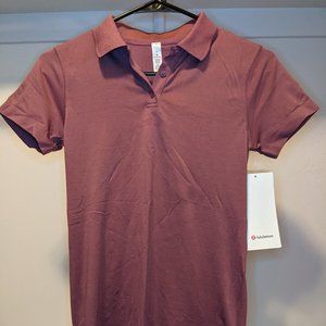 Lululemon SWIFTLY SPEED POLO Plumful Sz 6